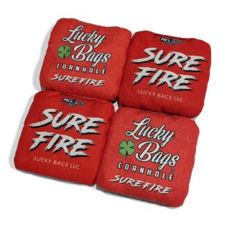cornhole-vrecka-Lucky bags-SureFire-red